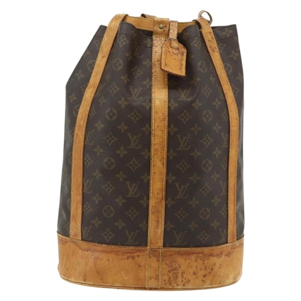 Louis Vuitton Monogram Randonnee GM Shoulder Bag Brown